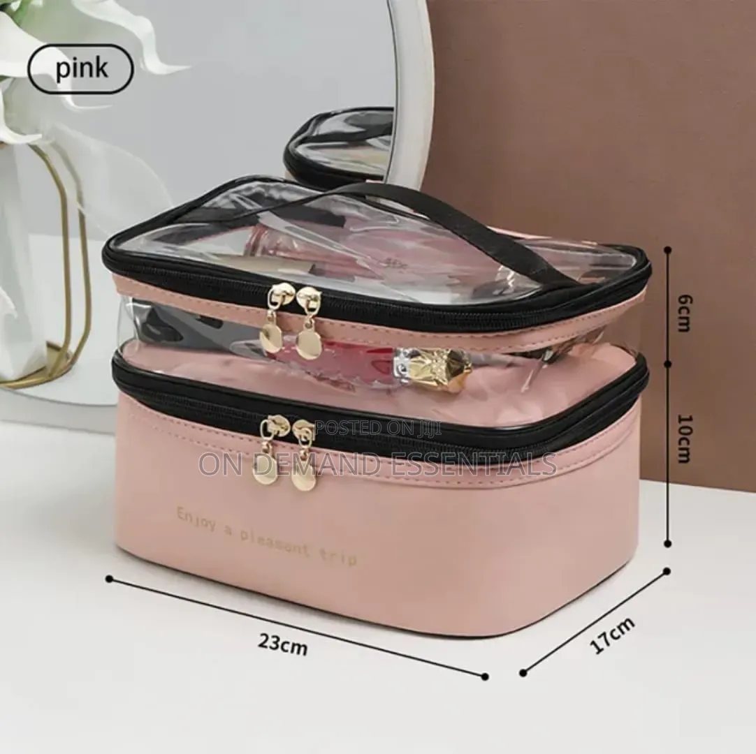 Double Layer PVC Cosmetic Bag