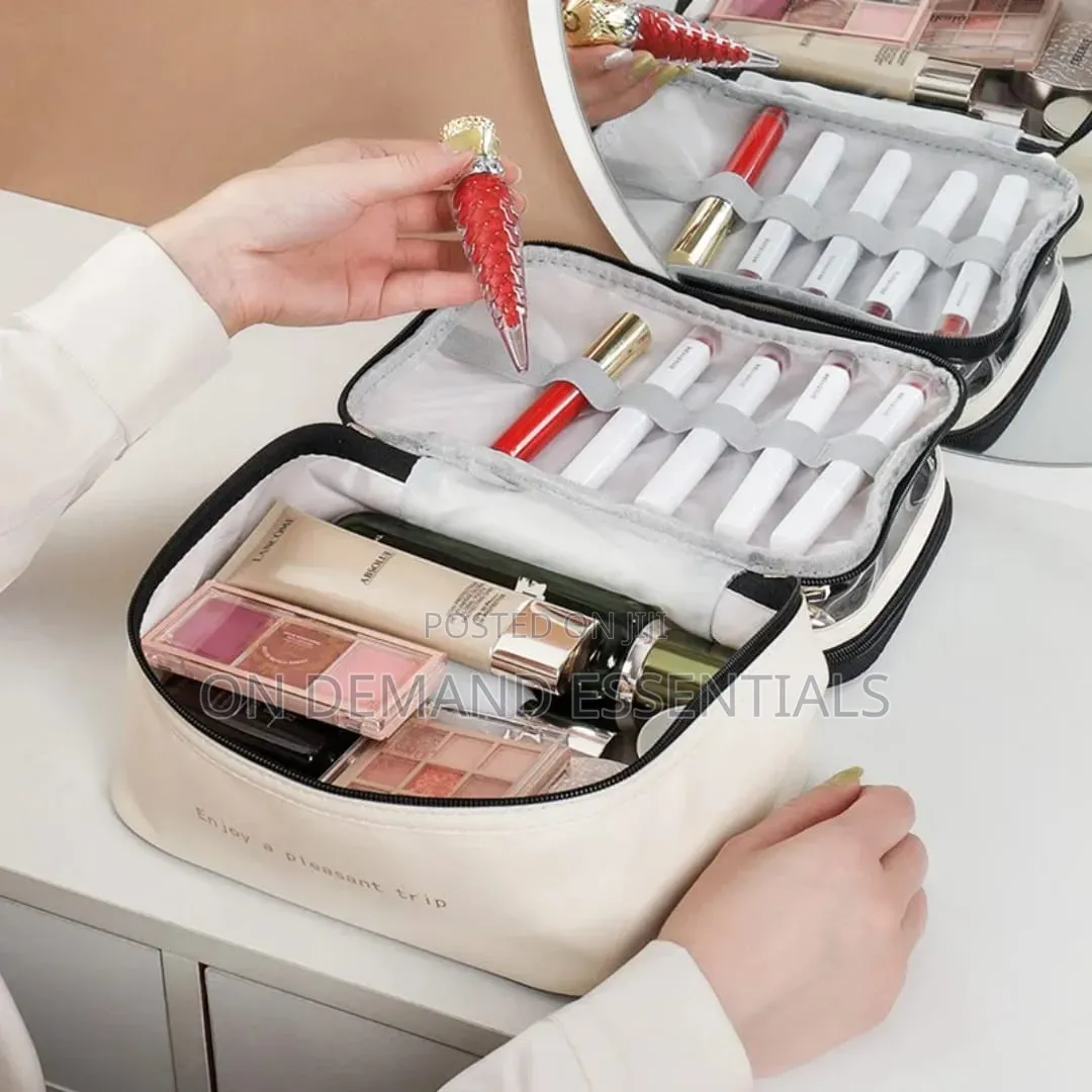Double Layer PVC Cosmetic Bag