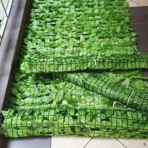 Light Green Elegant Privacy Solutions Artificial Balcony Fence