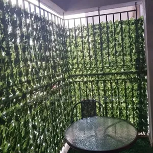 Bringing Nature to the Balcony With Artificial Green Privacy Fence