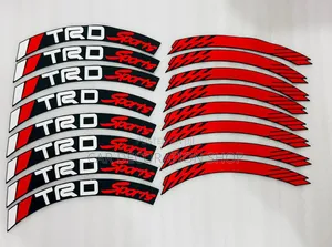 TRD Sport Tire Decal Customized Stickers Set