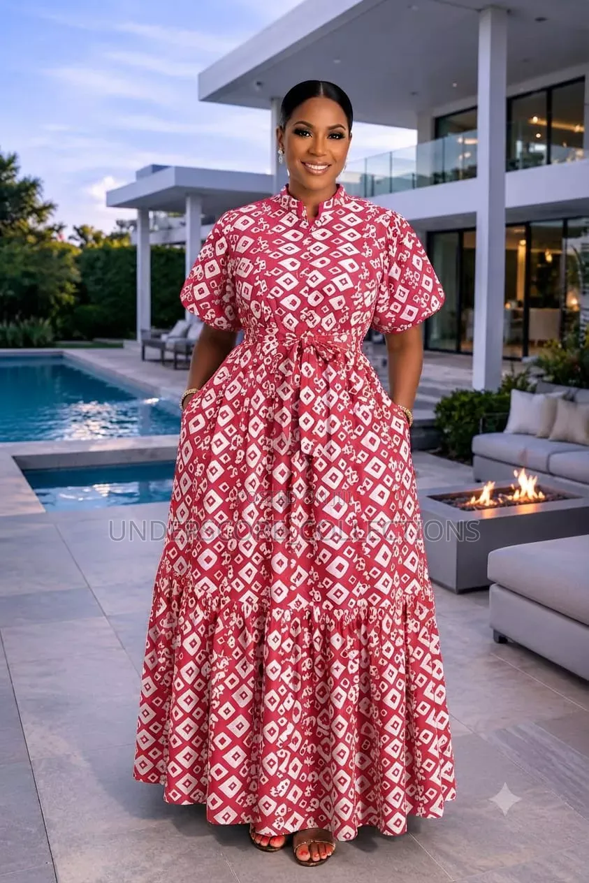 Chain Printed Maxi Dresses