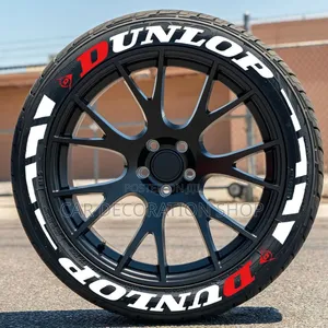 Dunlop Rubber Permanent Stickers