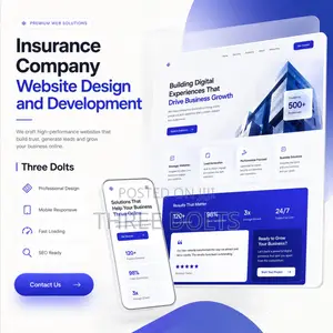 Insurance Company Website Design and Development