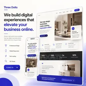 Interior Design Website Development for Design Studios
