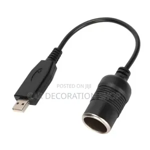 USB 12v Cigarette Lighter Socket Converter
