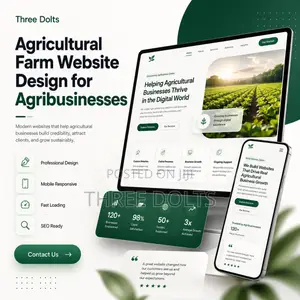 Agricultural Farm Website Design for Agribusinesses