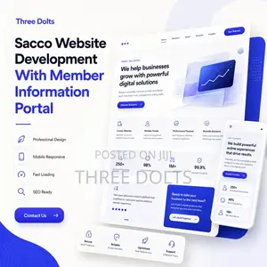 Sacco Website Development With Member Information Portal