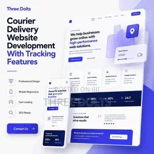 Courier Delivery Website Development With Tracking Features