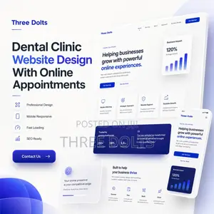 Dental Clinic Website Design With Online Appointments