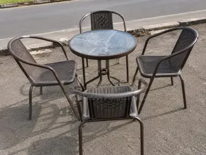 Outdoor Stylish Dining Table Chairs Combo