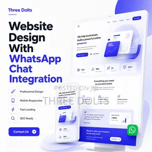 Website Design With WhatsApp Chat Integration