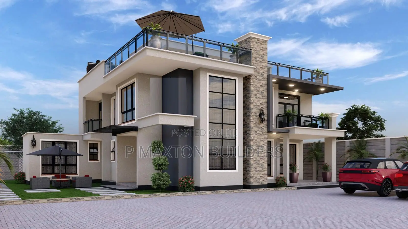 3 or 4 Bedrooms Modern House Designs
