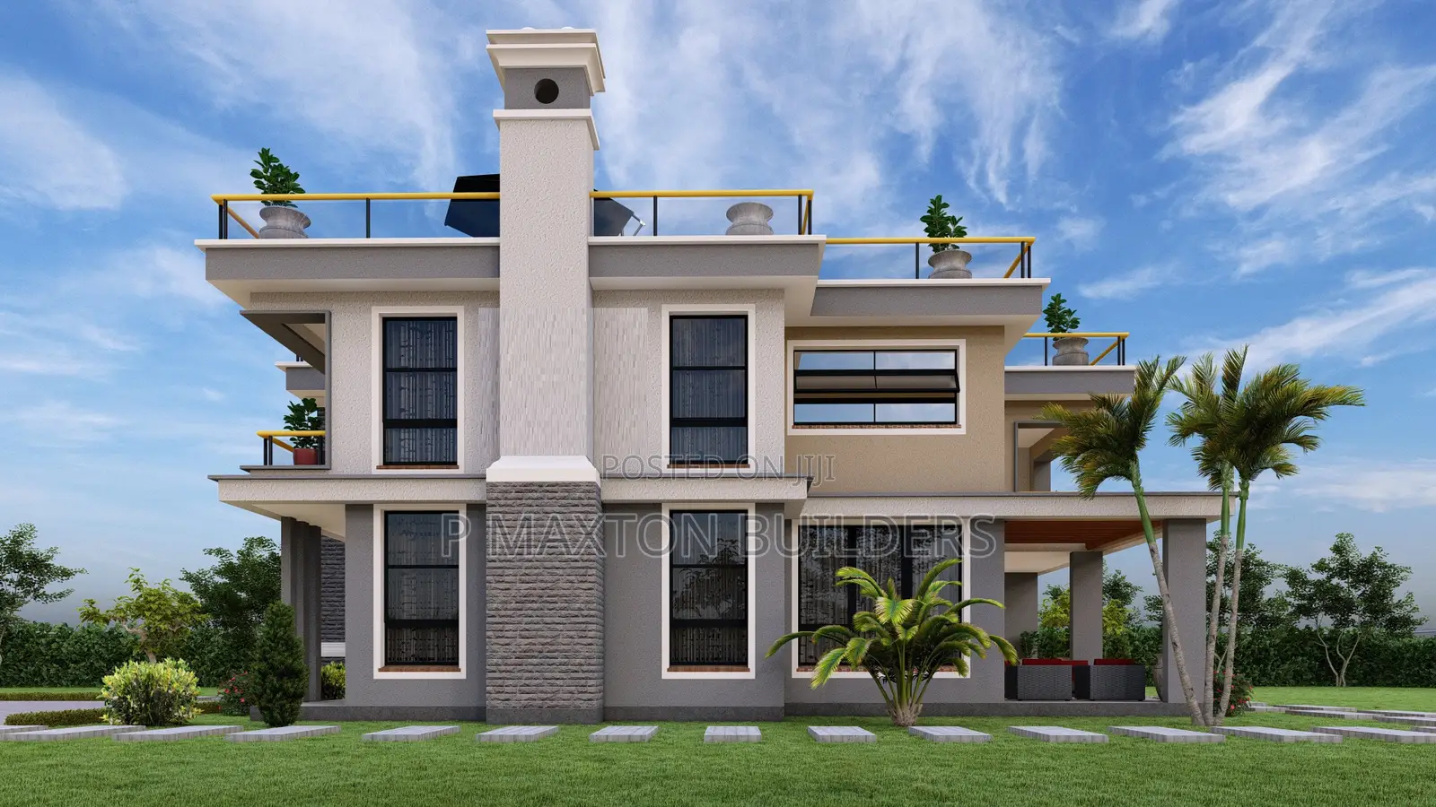 3 or 4 Bedrooms Modern House Designs