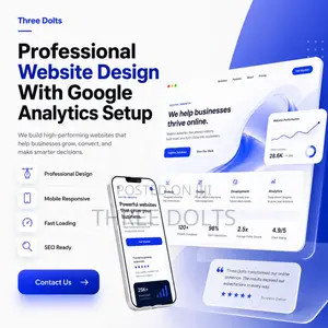 Professional Website Design With Google Analytics Setup