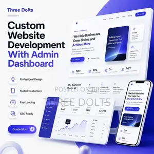 Custom Website Development With Admin Dashboard