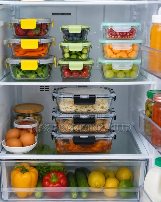 Glass Snack Box With Lunch Bag (b.m.k