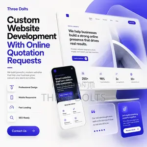 Custom Website Development With Online Quotation Requests