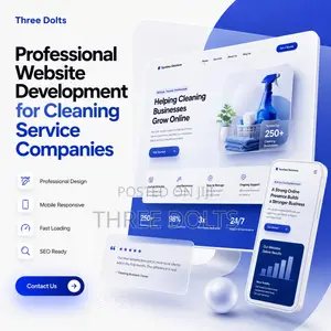 Professional Website Development for Cleaning Service Companies