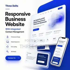 Responsive Business Website With Integrated Contact Management