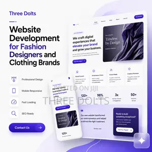 Website Development for Fashion Designers and Clothing Brands