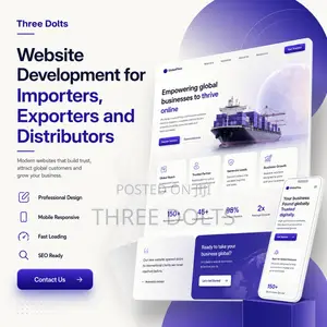 Website Development for Importers, Exporters and Distributors