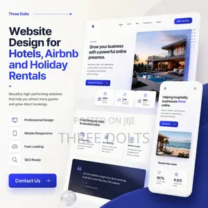 Website Design for Hotels, Airbnb and Holiday Rentals