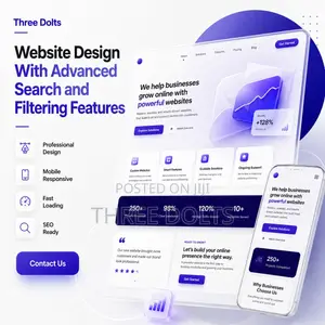 Website Design With Advanced Search and Filtering Features
