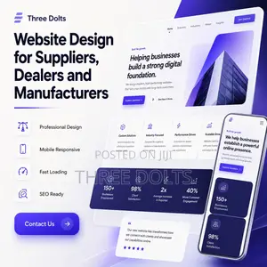 Website Design for Suppliers, Dealers and Manufacturers