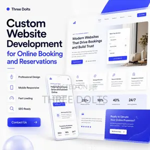 Custom Website Development for Online Booking and Reservations