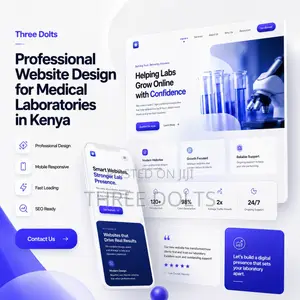 Professional Website Design for Medical Laboratories in Kenya