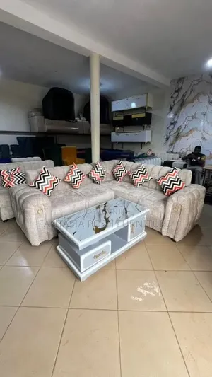 Cream 5-Seater Sofa