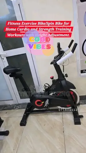 Workout Excercise Bike/Spin Bike With Height Adjustment_ SP001
