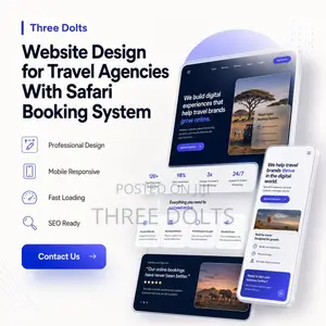 Website Design for Travel Agencies With Safari Booking System