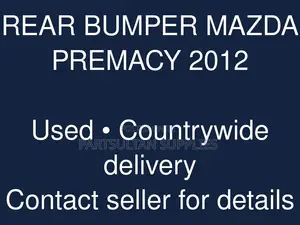 Rear Bumper Mazda Premacy 2012