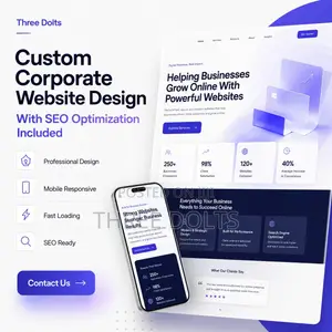 Custom Corporate Website Design With SEO Optimization Included