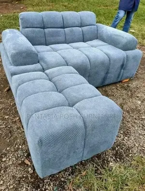 Blue 5-Seater Bubble Sofa + Free Delivery
