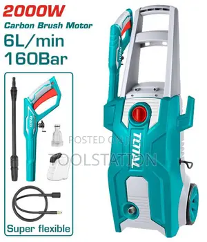 High Pressure Washer 2000w Electric 160Bar (2320PSI) Total TGT11376