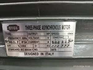 10hp STCL Electric Motor 3 Phase.