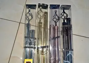 3m Double Perfect Finish Adjustable Window Curtain Rods