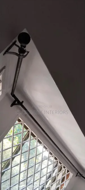 Corner Windows, Powder Coated Window Curtain Rods