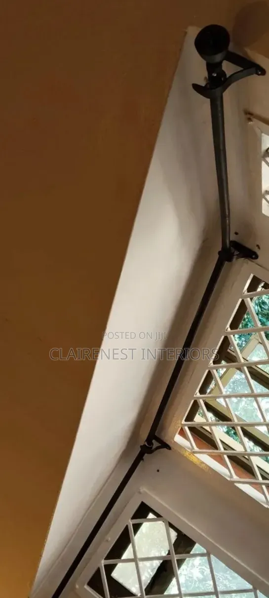 Corner Windows, Powder Coated Window Curtain Rods
