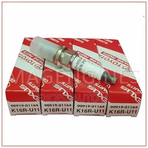 Denso Spark Plug K16r-U11 (90919-01164) Pack of 4 for Toyota Vitz