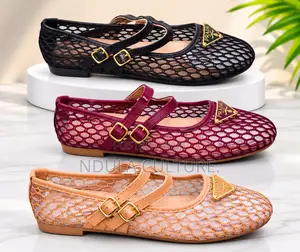 Prada Mesh Ballet Flats