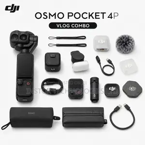 DJI Osmo Pocket 4P Vlog Combo Gimbal Camera