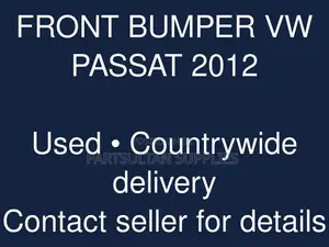 Front Bumper Vw Passat 2012