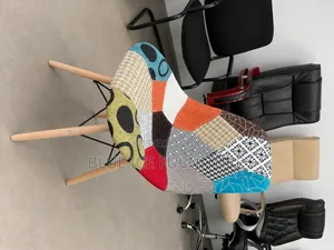 Modern Patchwork Dining Chair-Armless
