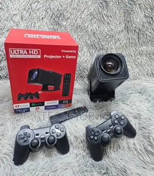 HY320 Pro Supported Game Projector With 2* Wireless Remote for Game
