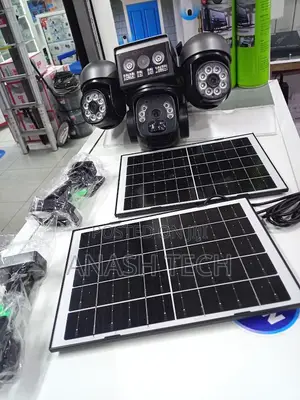 Triple Lens 4MP 4G Solar CCTV Camera 011SQ – Wireless Outdoor Security