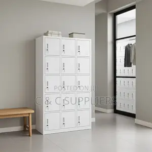 15-Door Home Office Storage Locker Cabinet